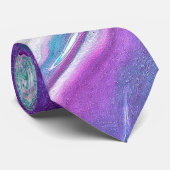 ブルーラズベリー抽象芸術 ネクタイ (ロール)