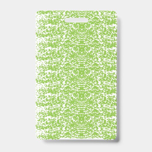 ブルーラッピング紙と白い連続雪 バッジ (正面)