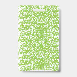 ブルーラッピング紙と白い連続雪 バッジ