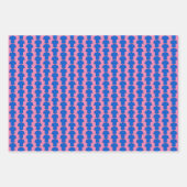 ブルーラッピング紙シートのサッカーシャツ ラッピングペーパーシート (正面)