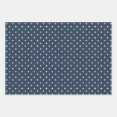 ブルーラッピング紙フラットシートセット3 ラッピングペーパーシート (正面2)