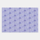 ブルーラッフランスのピング紙フラットシートセット3 ラッピングペーパーシート (正面2)