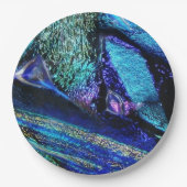 ブルーラバガラス ペーパープレート (正面)