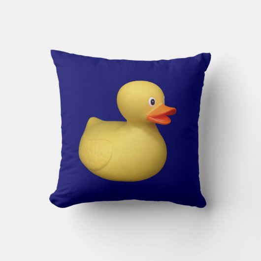 ブルーラバーダック枕 クッション (正面)