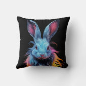 ブルーラバ素晴らしビットが火に クッション (裏面)