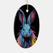 ブルーラバ素晴らしビットが火に セラミックオーナメント (右)