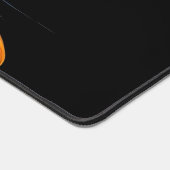 ブルーラバ素晴らしビットが火に デスクマット (コーナー)