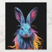 ブルーラバ素晴らしビットが火に ワインラベル (シングルラベル)