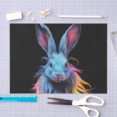 ブルーラバ素晴らしビットが火に 薄葉紙 (クラフト)