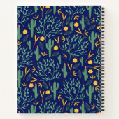 ブルーラパーソナライズされたマ先生計画 ノートブック (裏面)