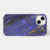 ブルーラピスラズリ iPhoneケース (裏面横)