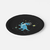 ブルーラブドンドンディノスイン宇宙 ペーパープレート (アングル)