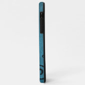 ブルーラブバードパーソナライズされたのiPhoneケース Case-Mate iPhoneケース (裏面/左)