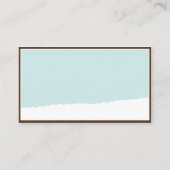 ブルーラブバード結婚座席表 プレイスカード (裏面)