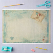 ブルーラブレターヴィンテージエフェメラNo1 薄葉紙 (クラフト)