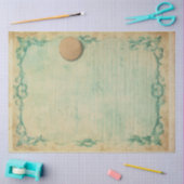 ブルーラブレターヴィンテージエフェメラNo3 薄葉紙 (クラフト)