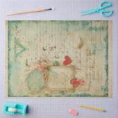 ブルーラブレターヴィンテージエフェメラNo4 薄葉紙 (クラフト)