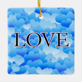 ブルーラブ セラミックオーナメント (正面)