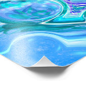 ブルーラプソディ |抽象芸術アート フォトプリント            (角)