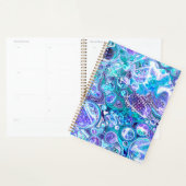 ブルーラプソディ |抽象芸術アート プランナー手帳 (ディスプレー)
