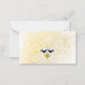 ブルーラベバーズメキシコブライダルシャワーレシピ ノートカード (裏面)