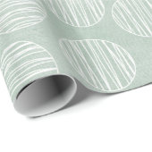 ブルーランタンサークルバブルクリスマラッピング紙 ラッピングペーパー (ロールコーナー)