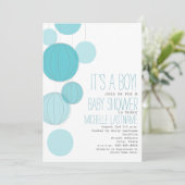 ブルーランタンズベビーシャワー 招待状 (スタンド正面)