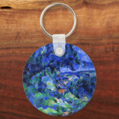 ブルーランドスケープバイポールセザンヌ キーホルダー (正面)