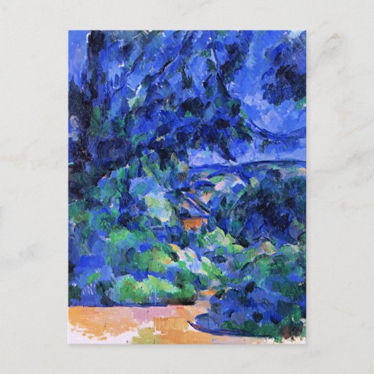 ブルーランドスケープバイポールセザンヌ ポストカード (正面)