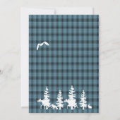 ブルーランバージャック2ndバースデーパーティの招待状ボーイ 招待状 (裏面)