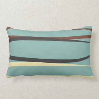 ブルーランバー装飾用クッション（ブラック、ブラウン、ベージュ付） ランバークッション