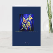 ブルーラン絵画ス カード (裏面)