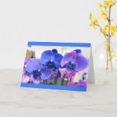 "ブルーラン" -すべての行事挨拶 カード (黄色い花)