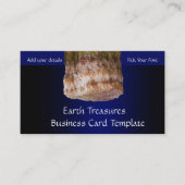 ブルーラージクリスタル宝石 名刺 (正面)