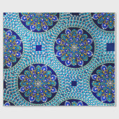 ブルーラ王室のッピング紙 ラッピングペーパー (フラット)