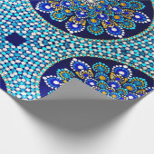 ブルーラ王室のッピング紙 ラッピングペーパー (角)