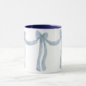 ブルーリエレガントボンサテンルッかわいらしクガーリーマグ マグカップ (中央)