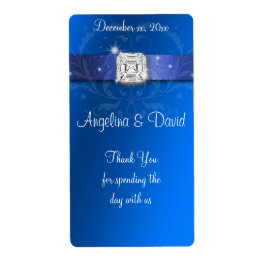 ブルーリエレガントボンダイヤモンドワイン/水 ラベル