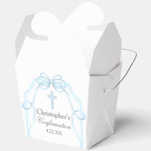 ブルーリエレガントボンボウ確認パーティー フェイバーボックス (見開き)