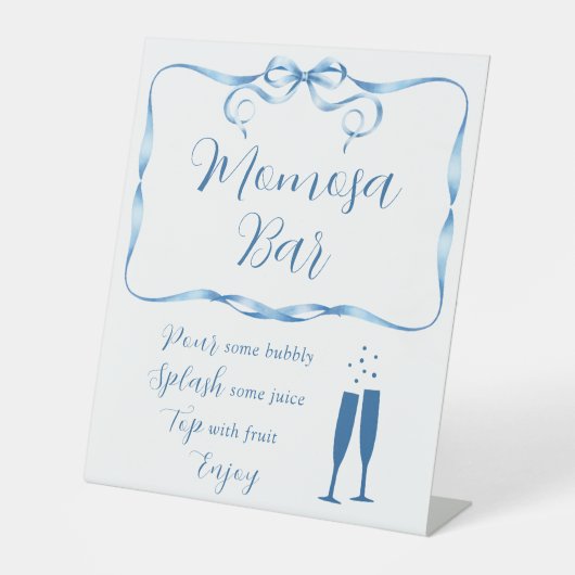 ブルーリエレガントボン桃佐バー台座標識 台座サイン (正面)