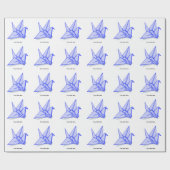 ブルーリガミクレーン ラッピングペーパー (フラット)