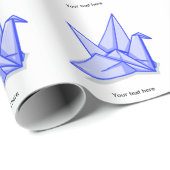 ブルーリガミクレーン ラッピングペーパー (ロールコーナー)