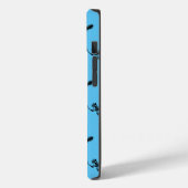 ブルーリスのテニス選手のパターン Case-Mate iPhoneケース (裏面 / 左)