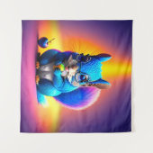 ブルーリス食べルの果実 タペストリー (正面(横))