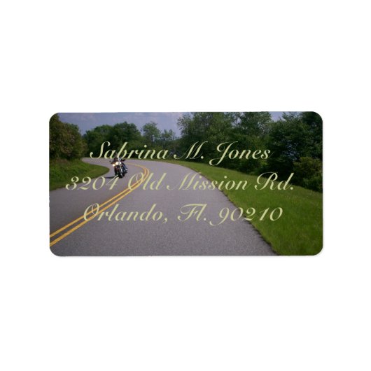 ブルーリッジオートバイライド ラベル (正面)