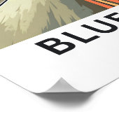 ブルーリッジテネシー旅行プリント ポスター (角)