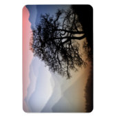 ブルーリッジパークウェイからのスモークマウンテンサンセット マグネット (縦)