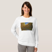 ブルーリッジパークウェイの秋の紅葉 Tシャツ (正面フル)