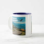 ブルーリッジパークウェイイーグル ツートーンマグカップ (正面左)