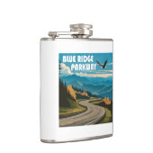 ブルーリッジパークウェイイーグル フラスク (右)